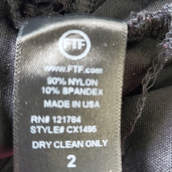 NWT Fashion to Figure Drama Sleeve Lace Jumpsuit 2X Straight Leg Stretch Goth - Picture 15 of 16